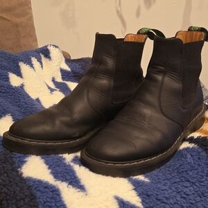 Solovair Greasy Dealer Black Boots